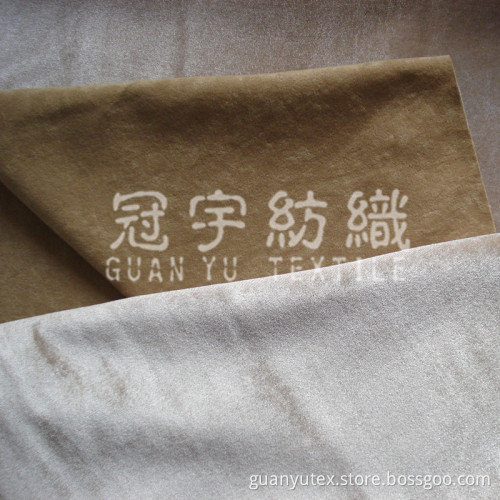 Korean Velvet Fabric with Backing